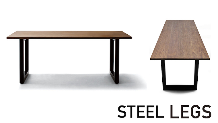 WILDWOOD DINING TABLE | ワイルドウッド ダイニングテーブル（スチール脚）