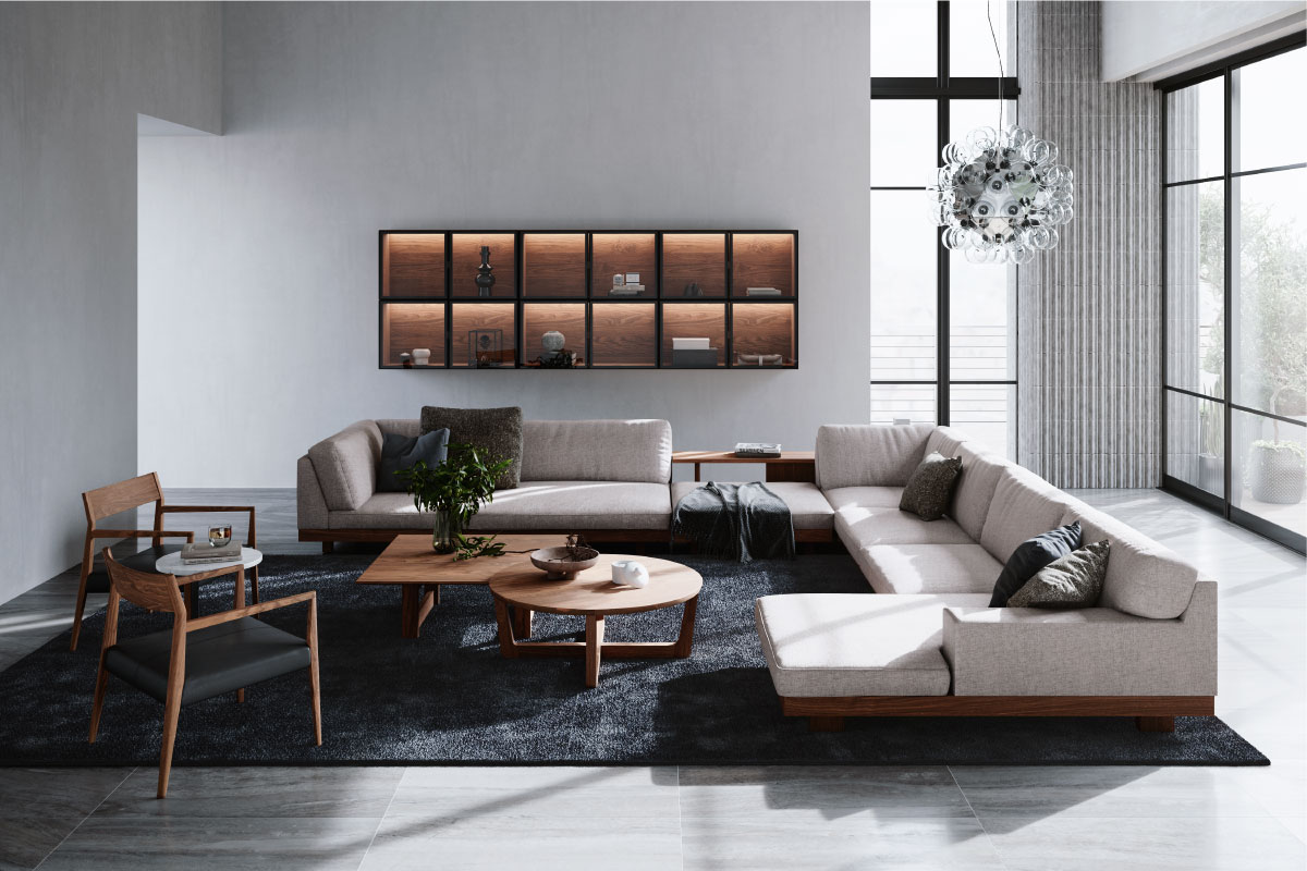 DANISH SOFA ワンアームカウチ90