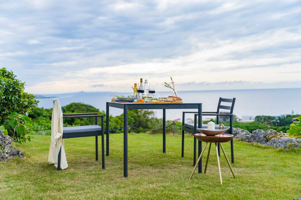 IKASAS | KAIS DINING TABLE 幅90×奥行90cm