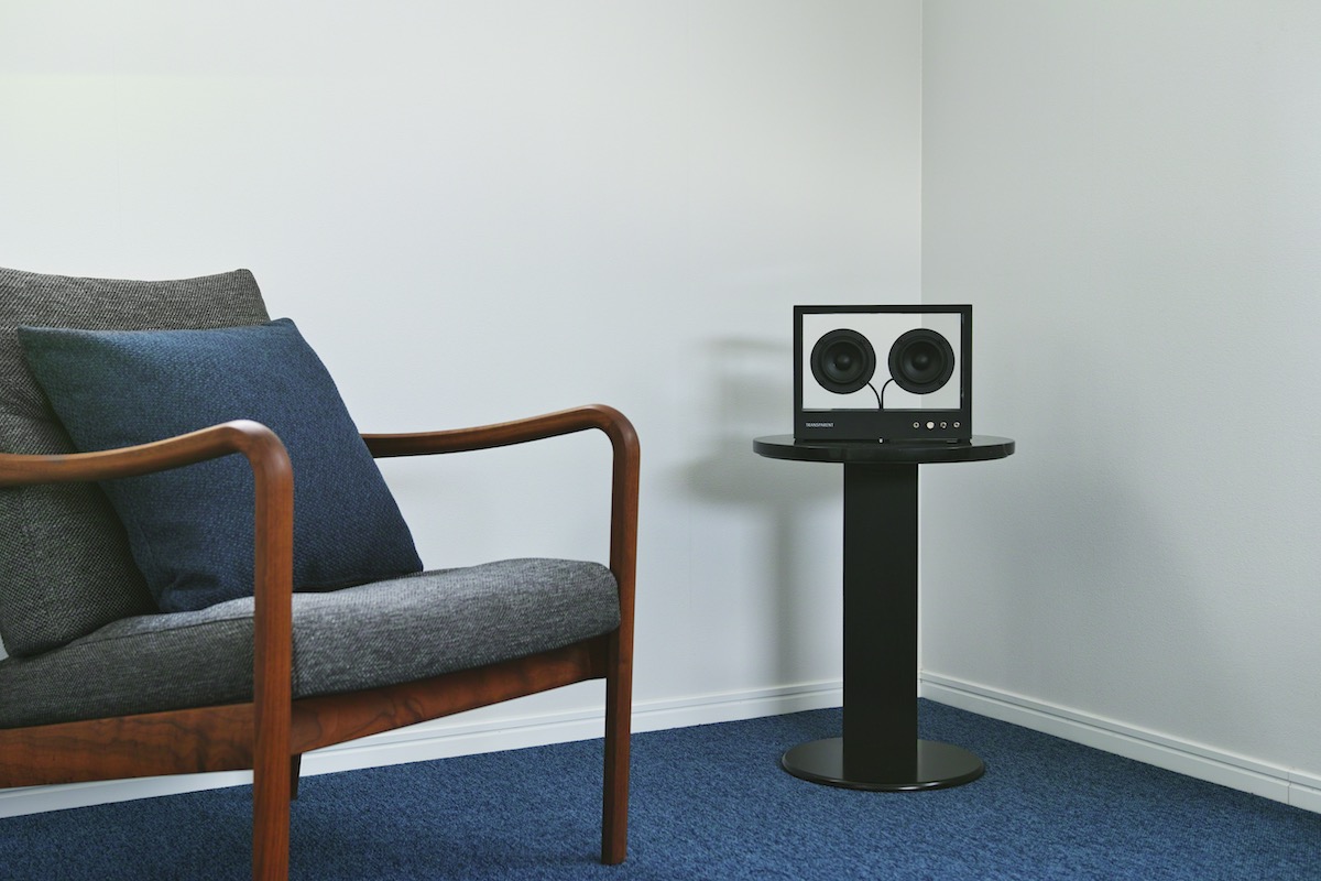 TRANSPARENT | SMALL TRANSPARENT SPEAKER BLACK