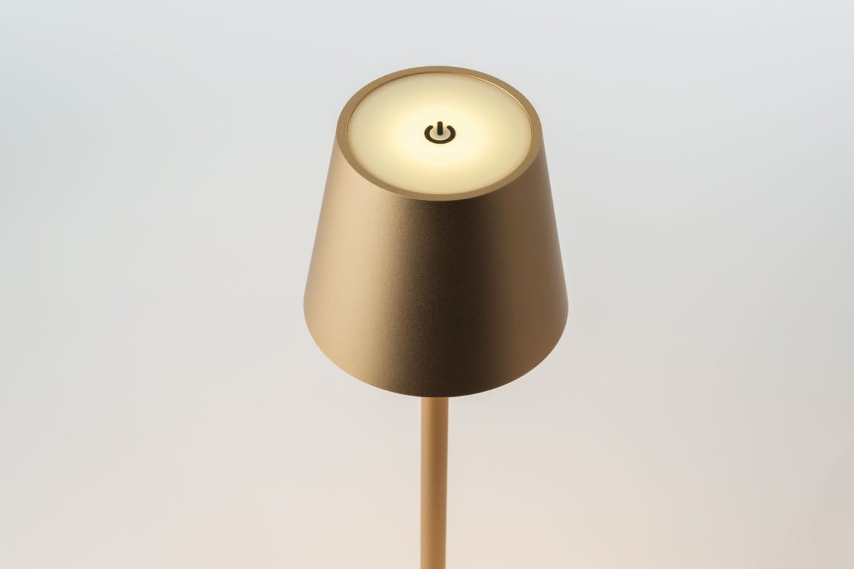 Asheville Decor | Cordless Lamp Rich Gold