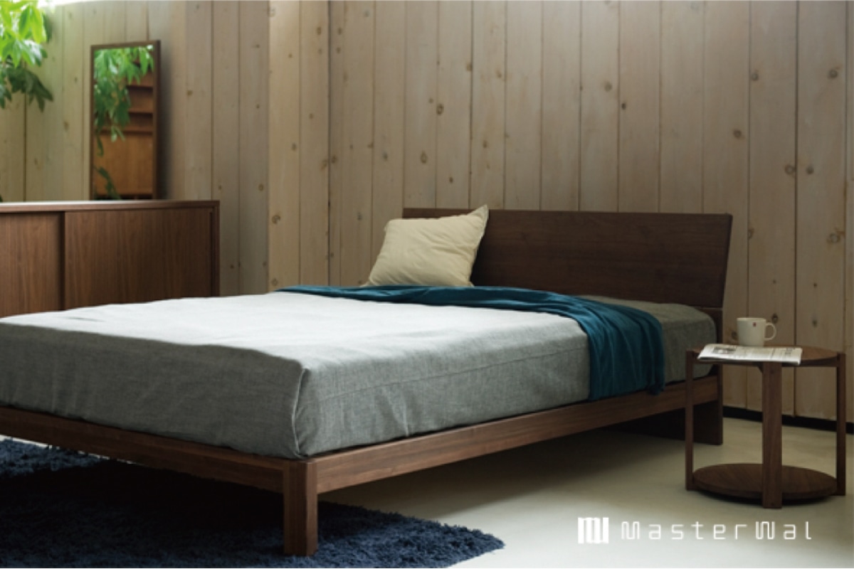LUNA BED シングル2台木目通し(S2ATG)