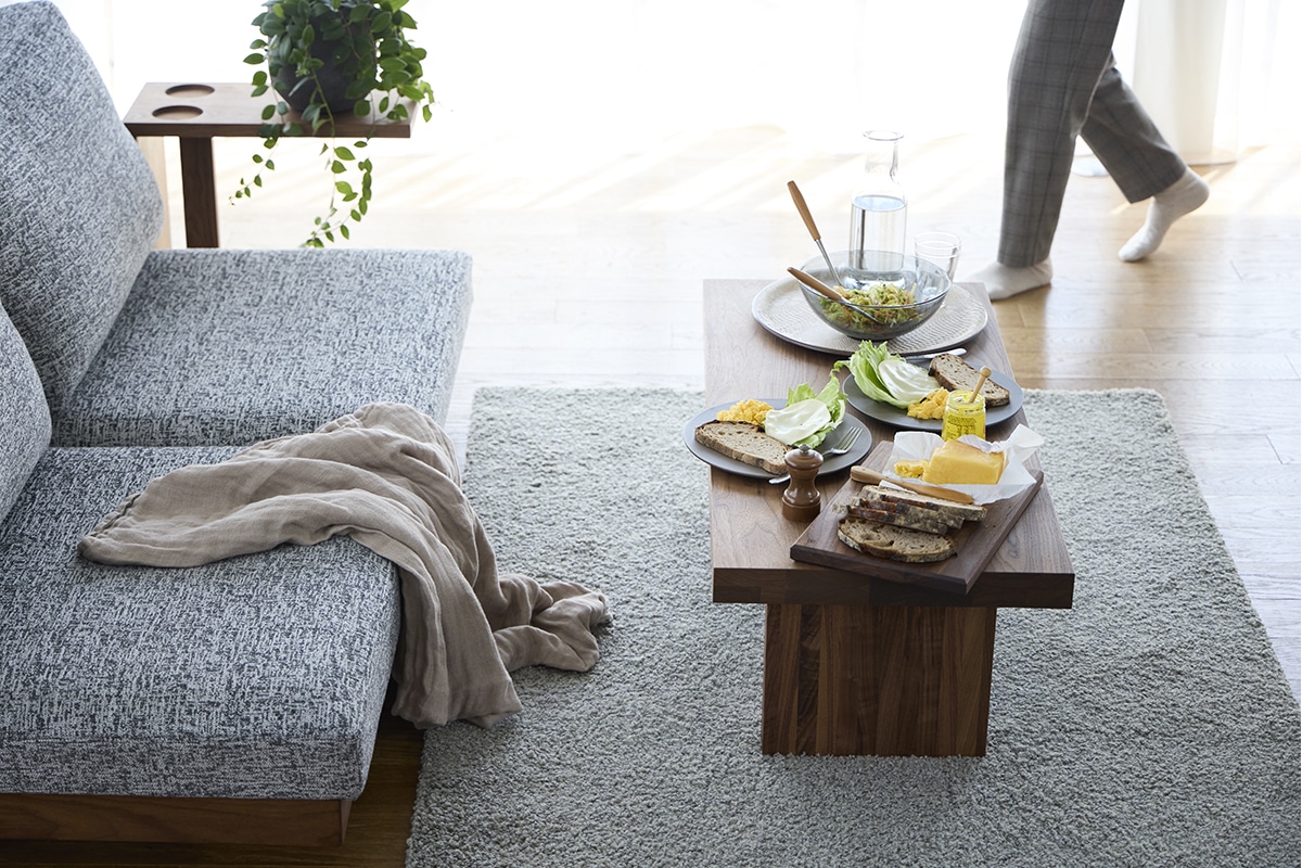 DANISH LOW LIVING TABLE W120cm x D45cm x H35cm