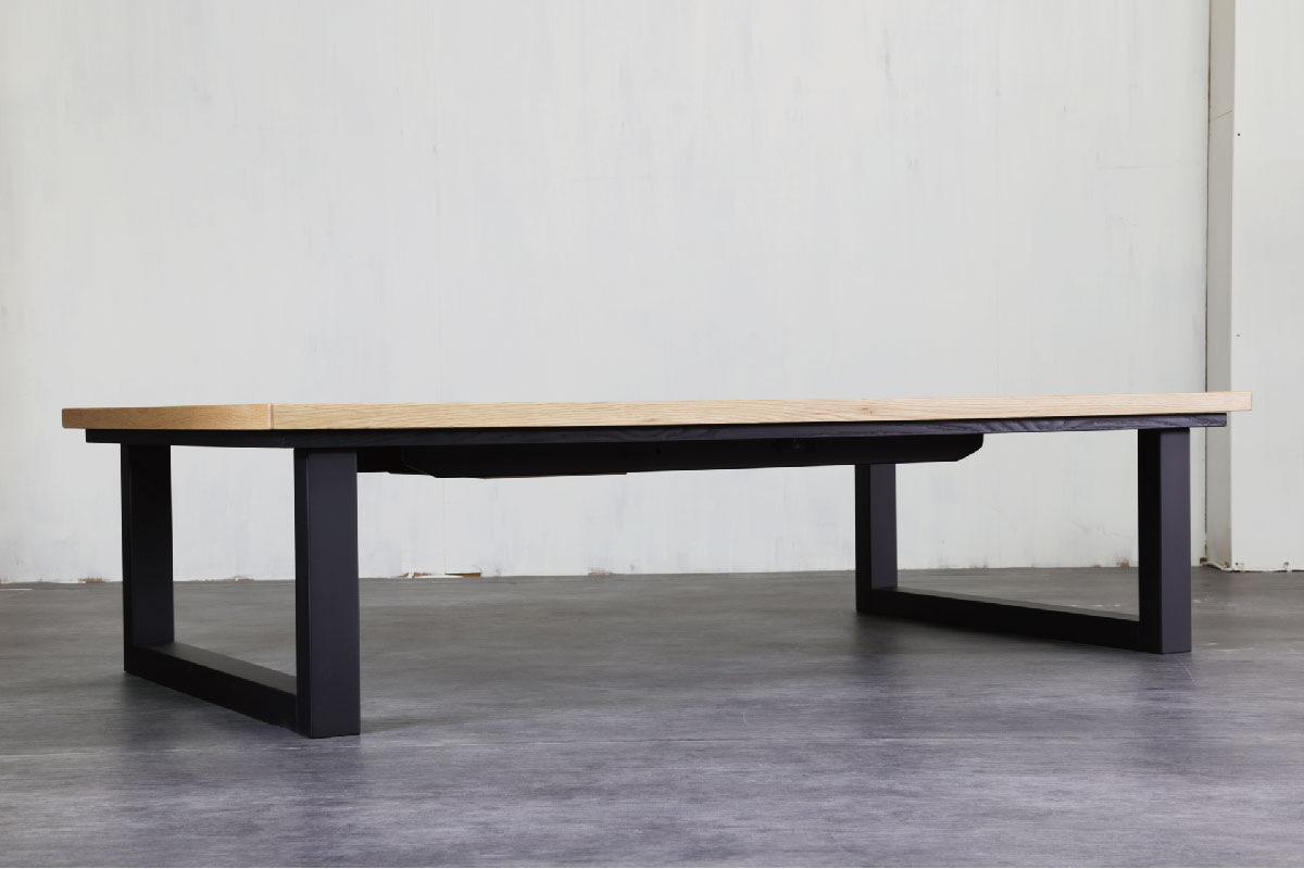 Nichibi Woodworks | SAI Oak kotatsu table Oak 150×85×38(cm)