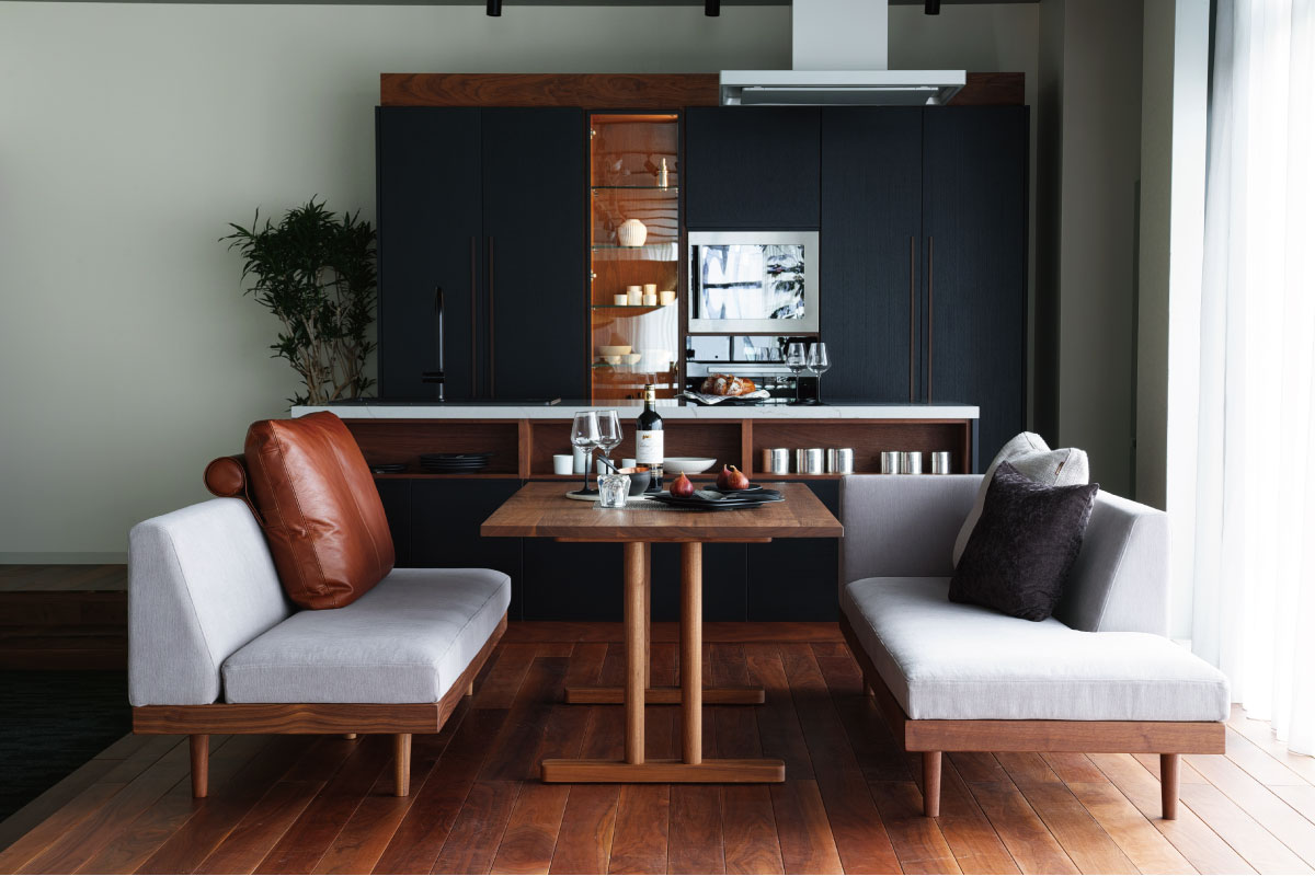 CHILL LOW DINING TABLE W140cm × D80cm