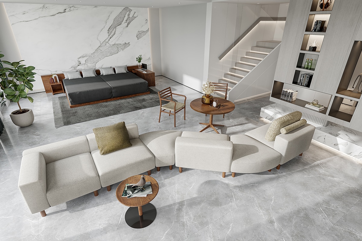 COMPOSIT SYSTEM SOFA アームレスソファ100