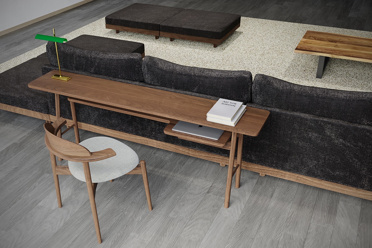 POD BACK DESK W160cm