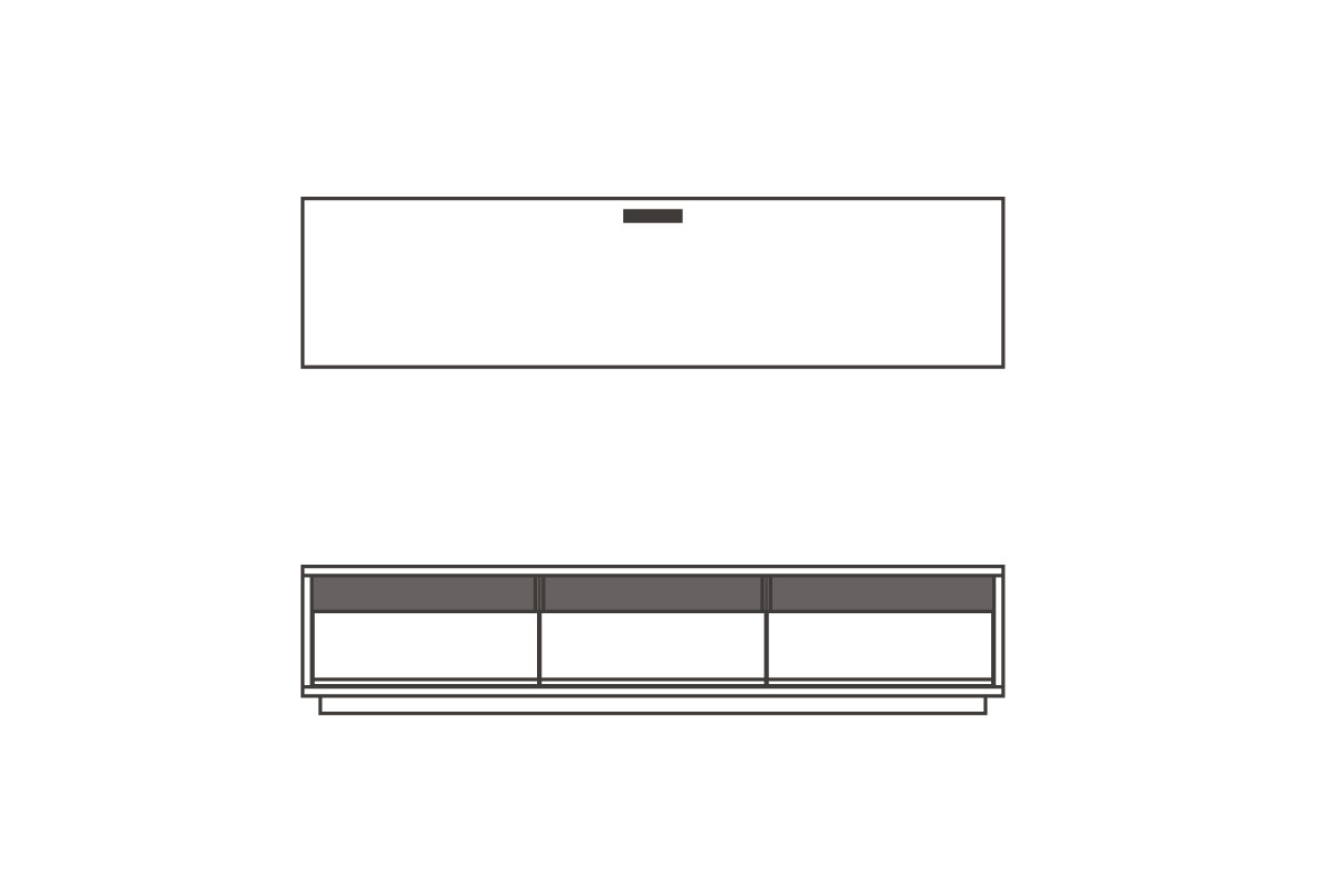 W200cm × D48cm