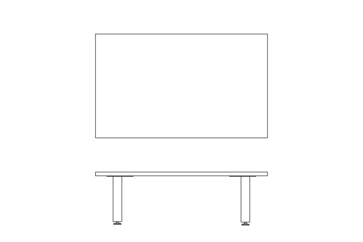 W 140cm × D 85cm