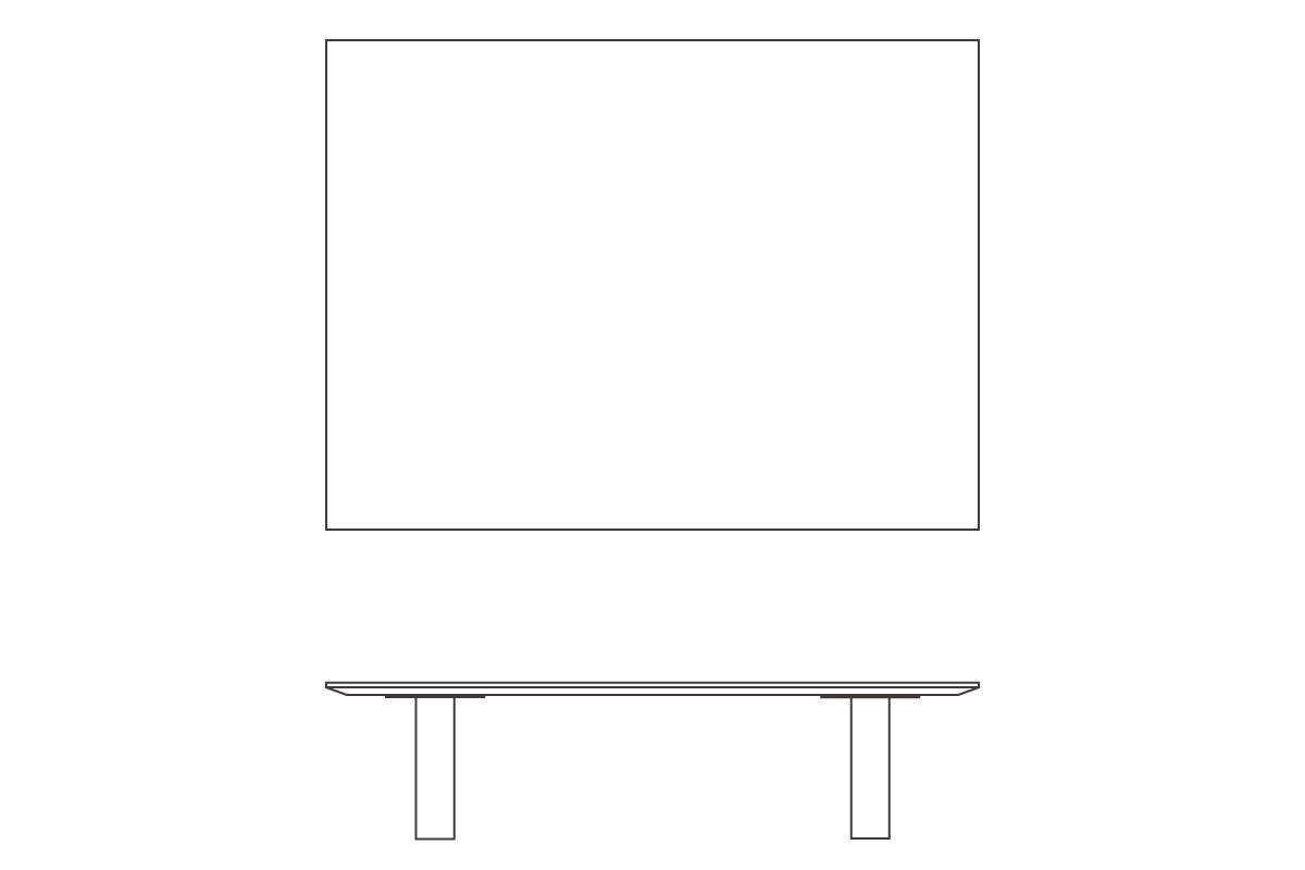 W120cm D90cm H30cm