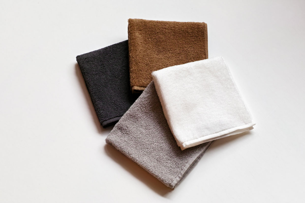 MASTERWAL BLISS TOWEL キャメル ミニタオル(25×25cm)