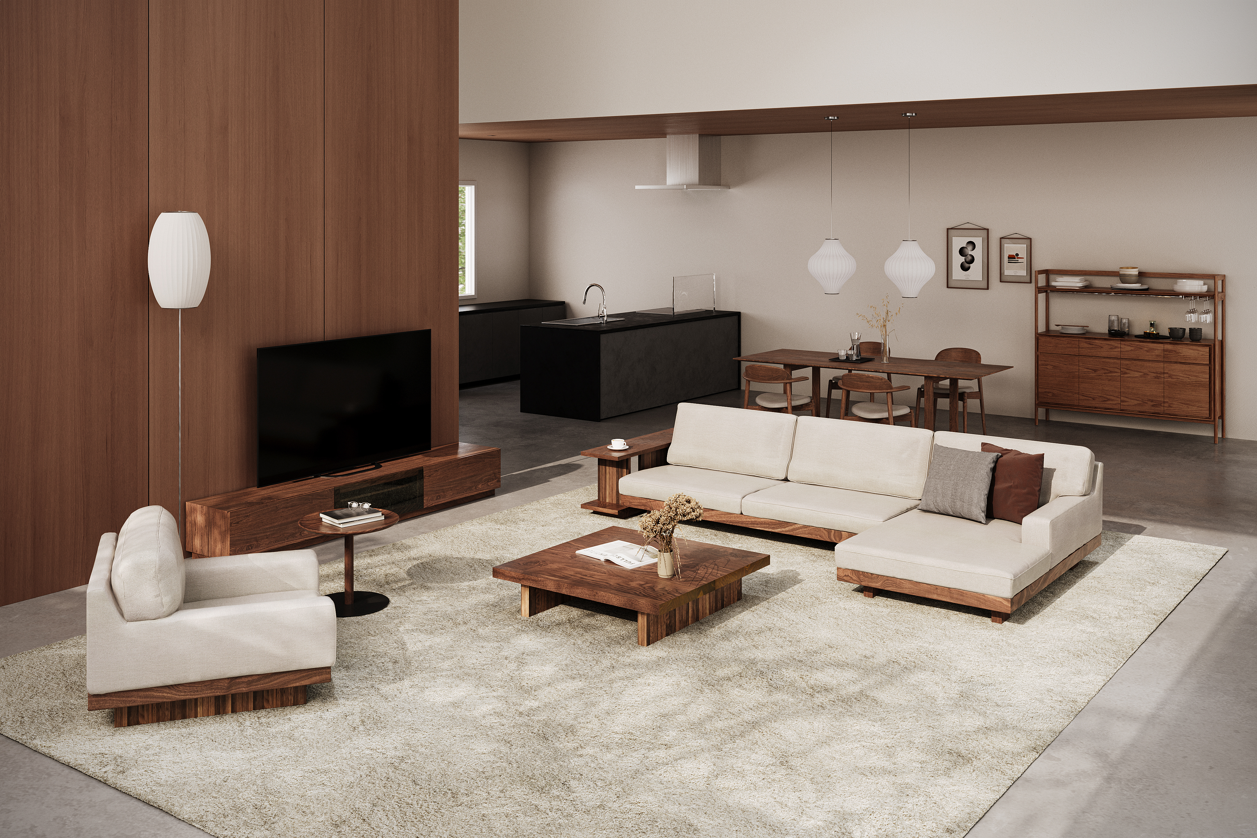 DANISH ARM SOFA アーム1 シーター90