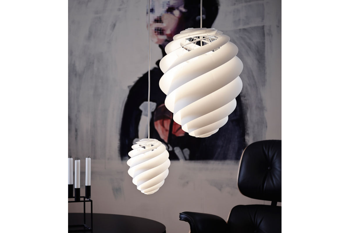 LE KLINT | PENDANT SWIRL 2(M) WHITE KP1312M