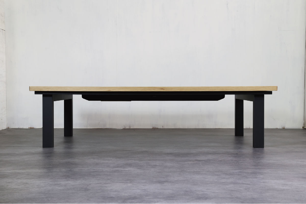 Nichibi Woodworks | SAI Oak kotatsu table Oak 150×85×38(cm)
