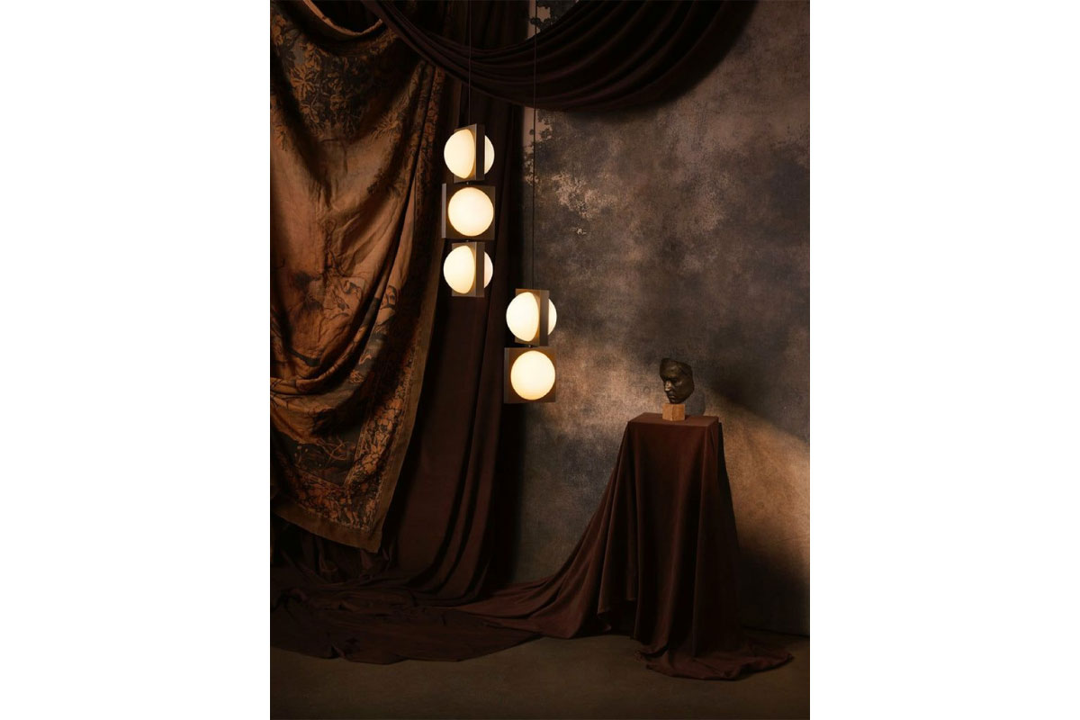 LEE BROOM | SOLSTICE PENDANT BLACKENED BRASS