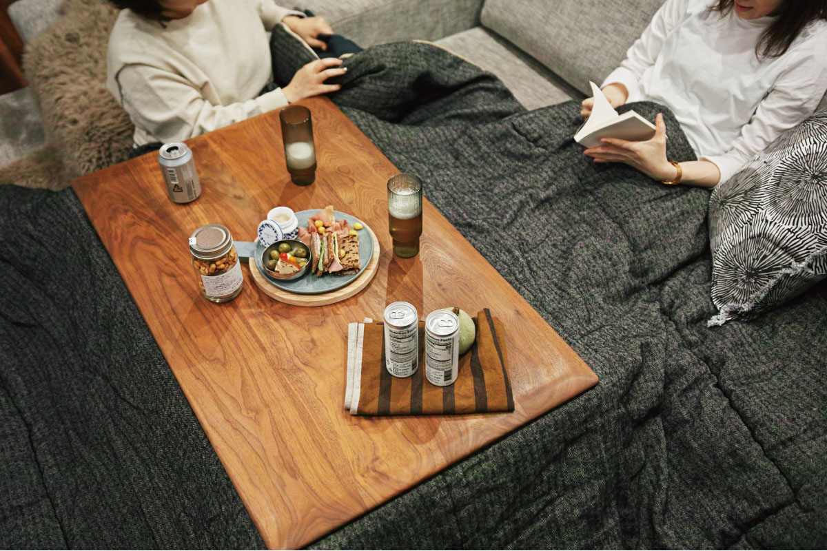 FolivorA | LENIS kotatsu table ウォールナット 100×60(cm)
