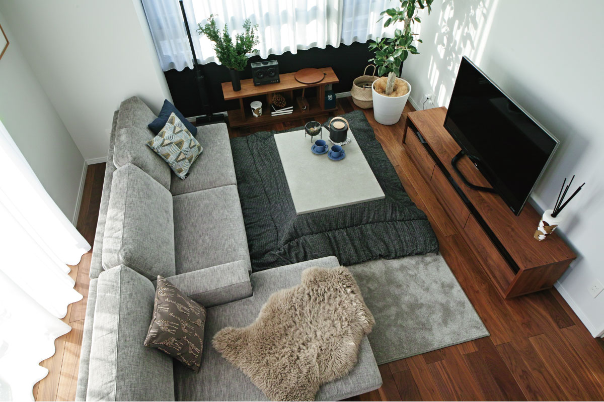 FolivorA | NOMBE kotatsu table(mortar) コナラ 100×80(cm)