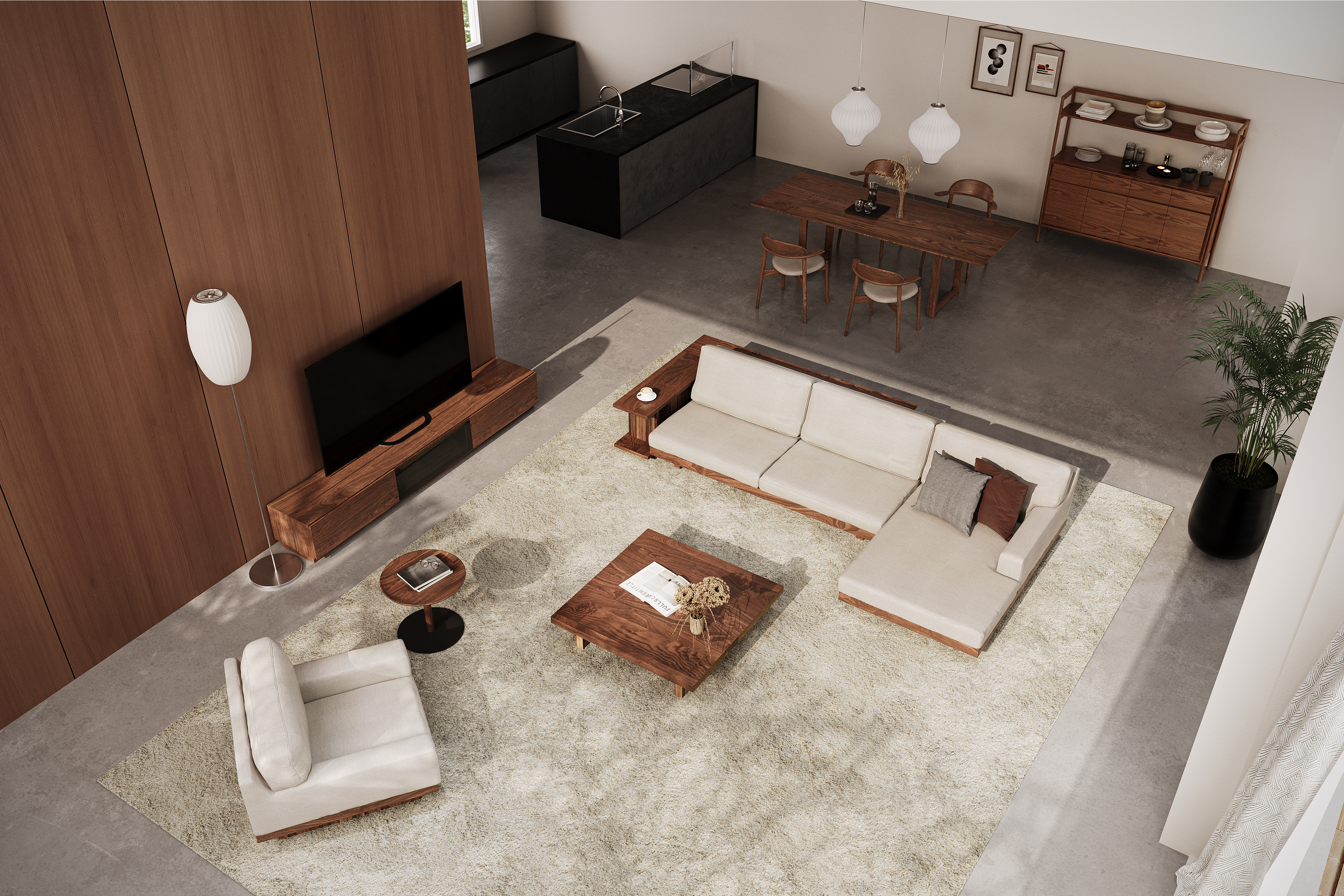 DANISH ARM SOFA アーム1 シーター90
