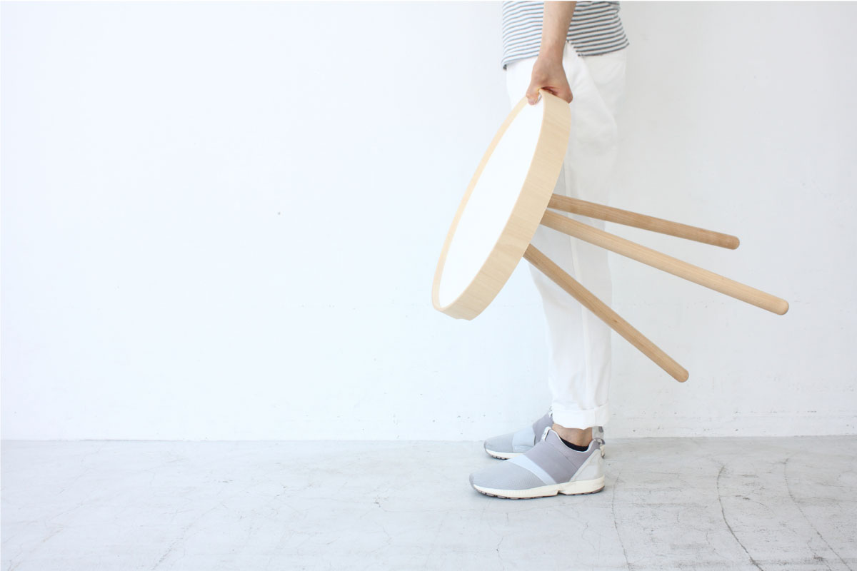 MOHEIM | BY TRAY TABLE white
