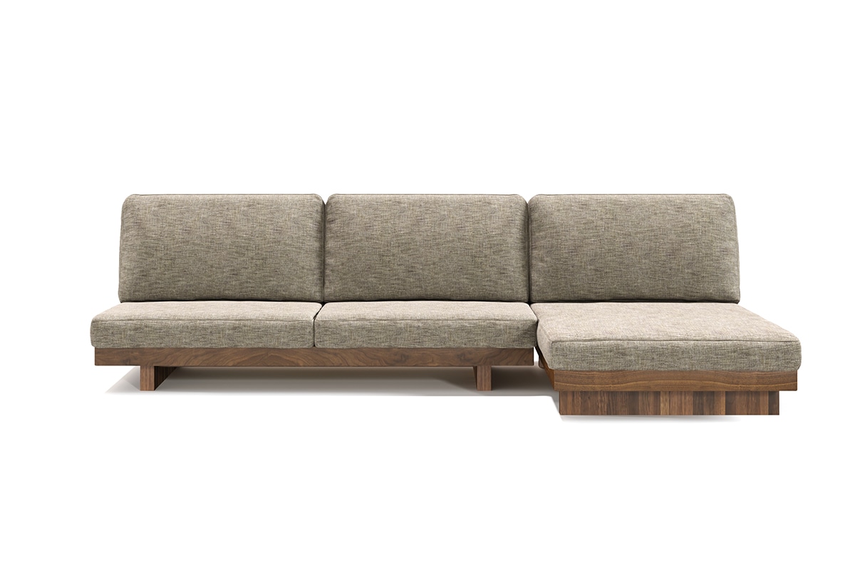 DANISH SOFA アームレスカウチ80