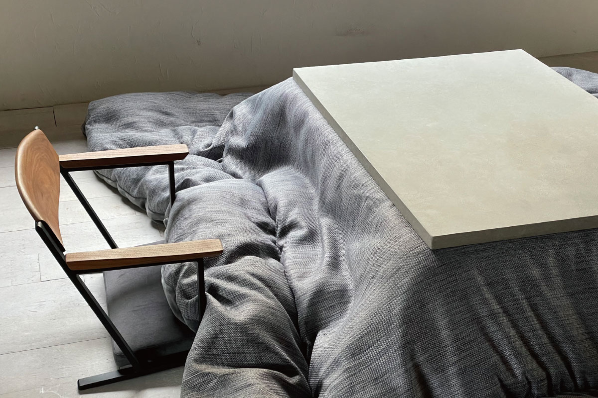 FolivorA | NOMBE kotatsu table(mortar) コナラ 100×70(cm)