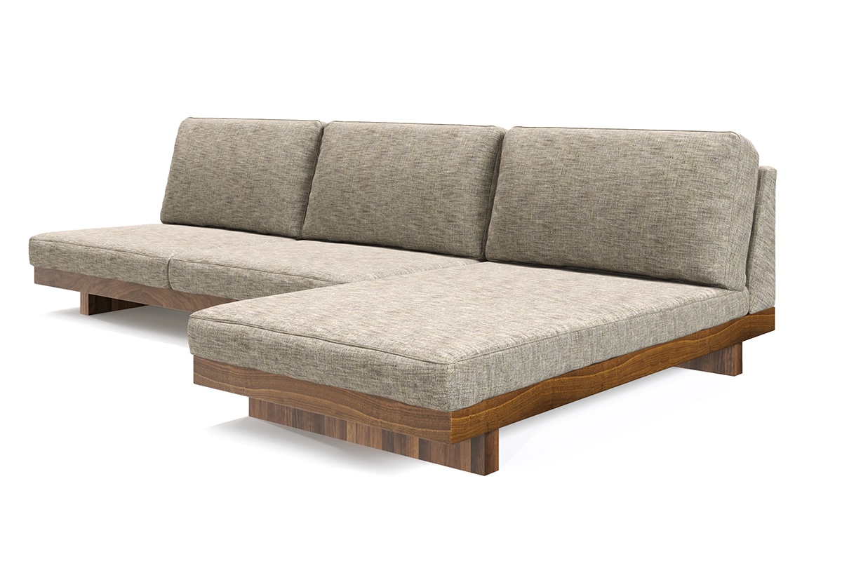 DANISH SOFA アームレスカウチ80