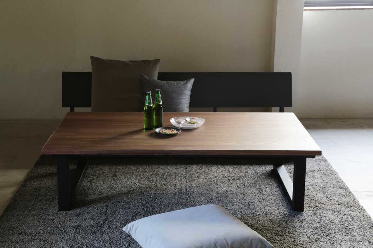 Nichibi Woodworks | SAI WalnutⅡ kotatsu table Walnut 120×75×38(cm)