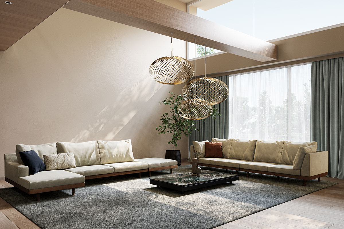 DANISH GRANDE SOFA 3シーター180