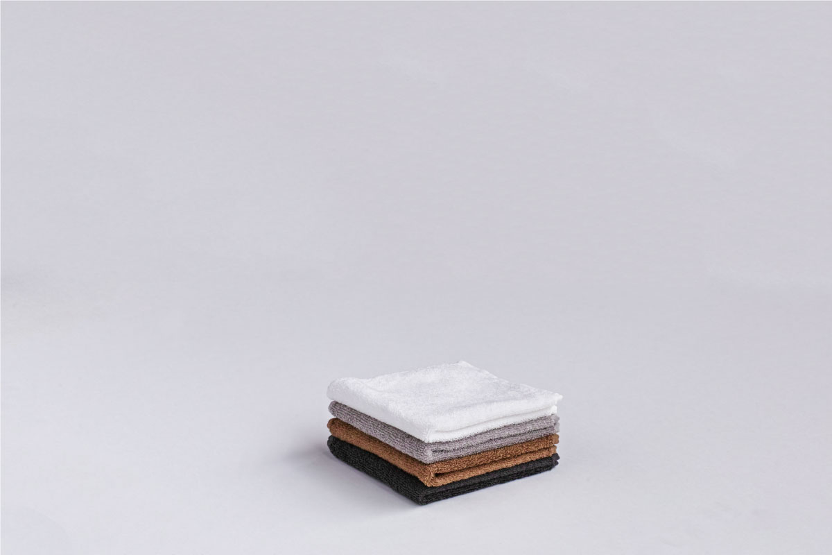 MASTERWAL BLISS TOWEL キャメル ミニタオル(25×25cm)