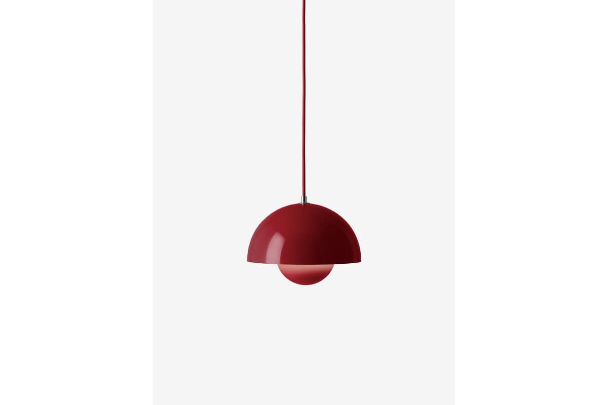 &Tradition | FLOWERPOT PENDANT VP1 Vermilion Red