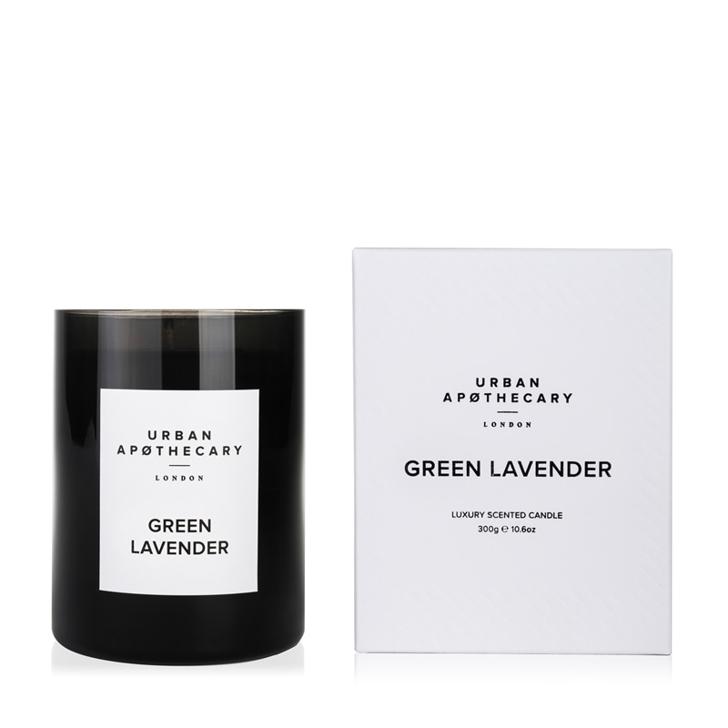 URBAN APOTHECARY | CANDLE LARGE GREEN LAVENDER