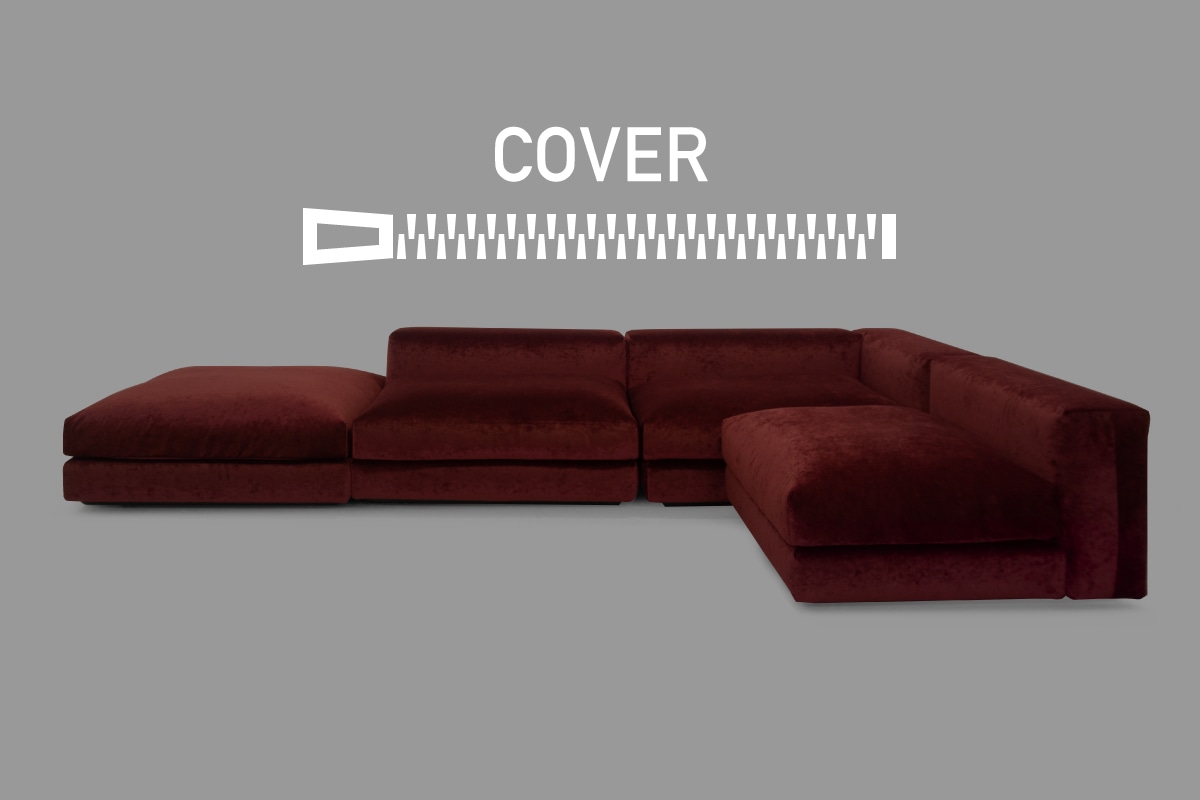 ALLURE SOFA COVER アームレス 1 シーター 106
