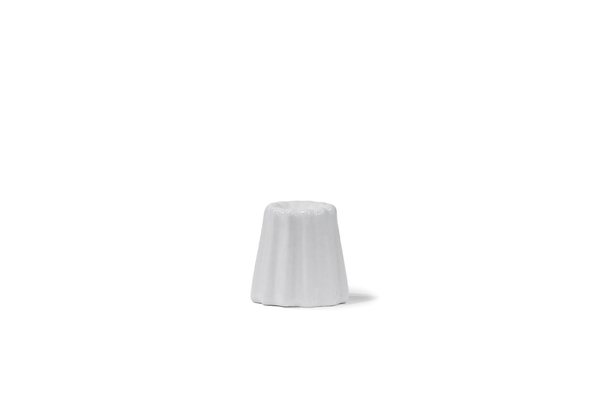 OVO Things | Porcelain Candle holder Glossy White Mini