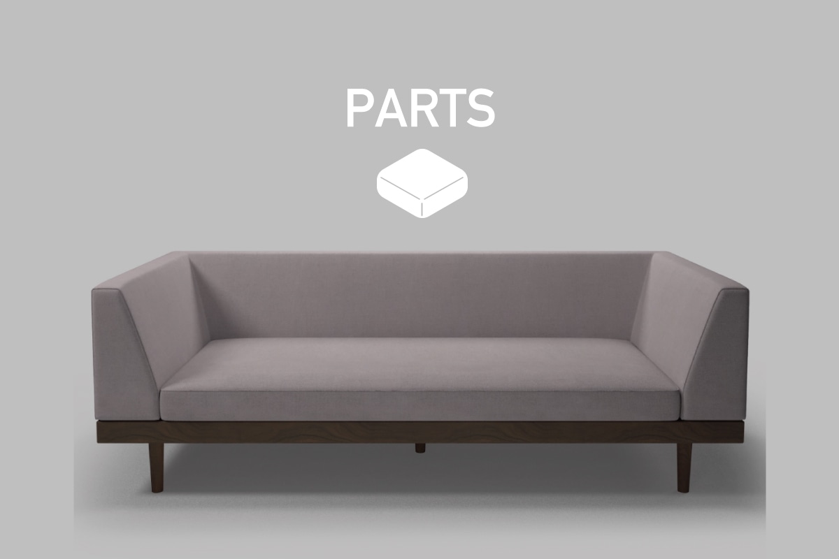 CHILL 925 SOFA PARTS ダブルアーム3シーター200用　座クッション中材（単品）