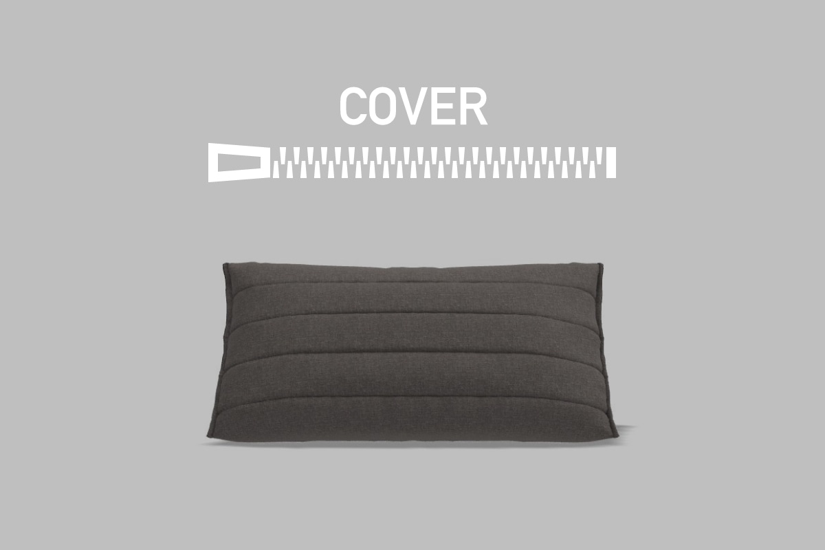 GERVASONI | C. SAMET LOW XL COVER C サメット　ロークッション XL　カバー