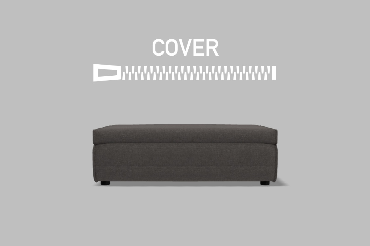GERVASONI | SAMET LOW 03H COVER サメット ロー 03H　モジュラーソファシート　カバー