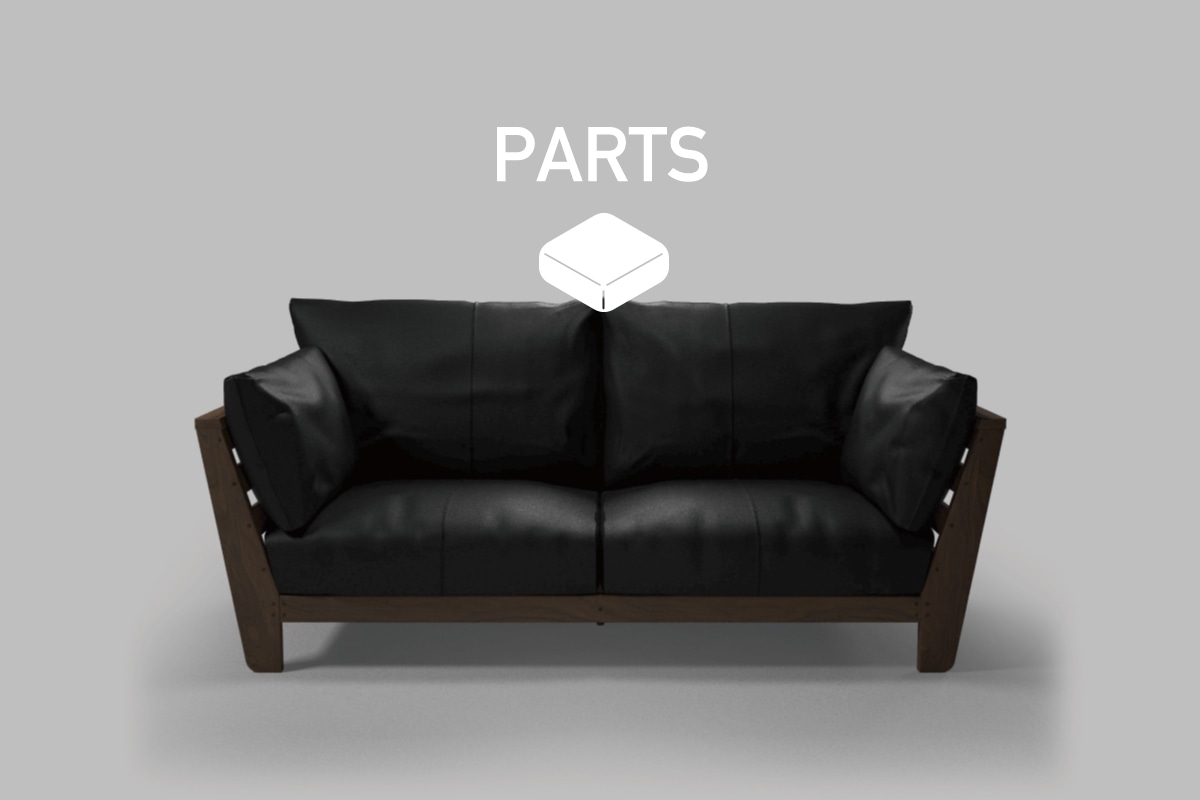 HEAVEN 850 SOFA PARTS ダブルアーム/シングルアーム 肘クッション中材（片側単品）