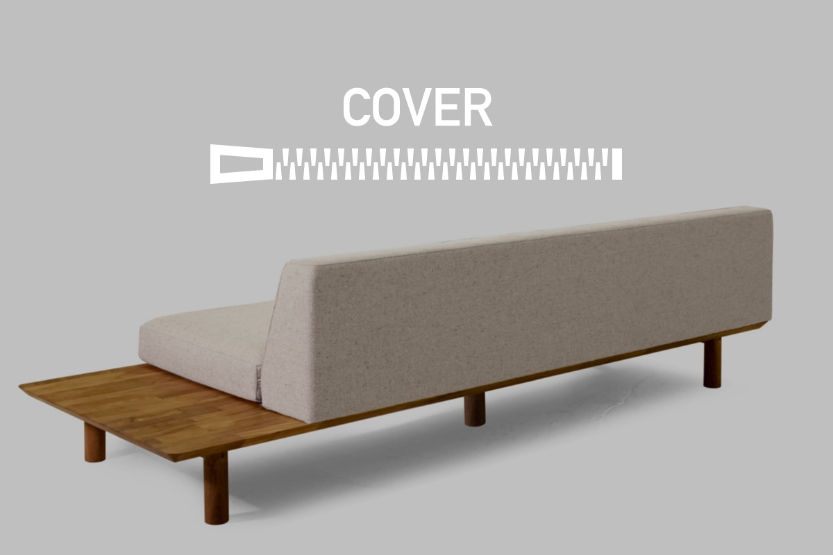 PS3 / PECK SOFA BACK COVER 2シーター160