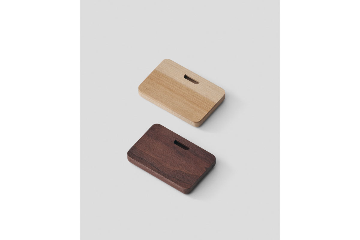 SASAKI | Snap card case ウォールナット