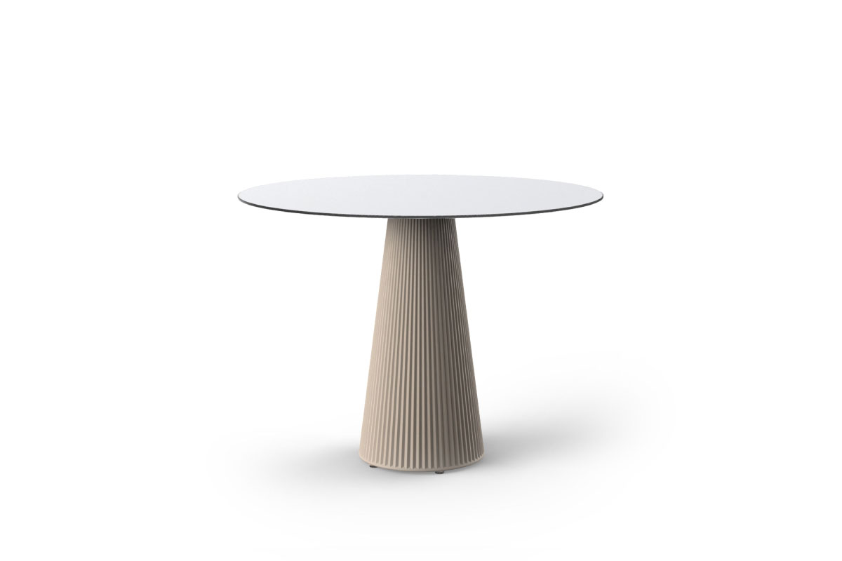 VONDOM | GATSBY DINING TABLE 54453/66129 Φ100×H74.5cm